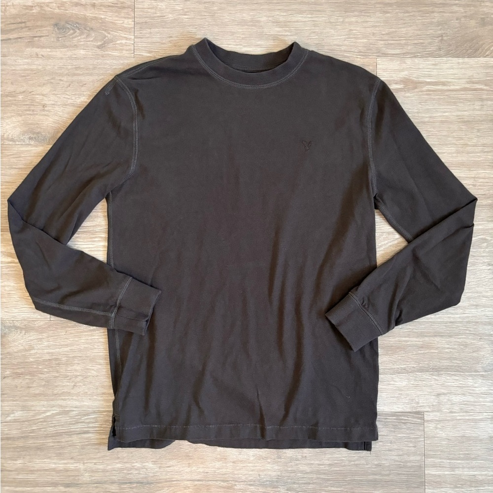 American Eagle Super Soft Long-Sleeve Icon T-Shirt Men